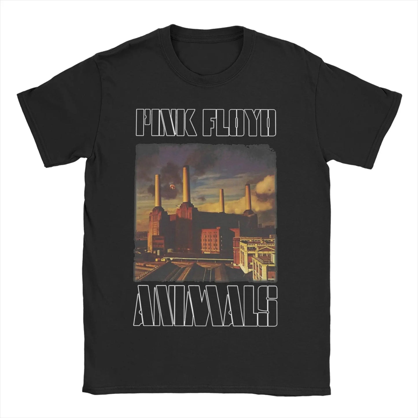 Wish You Were Here Cool Band Men Women T Shirt Rock Music PF Tee Shirt Short Sleeve T-Shirt Pure Cotton 4XL 5XL 6XL Clothes