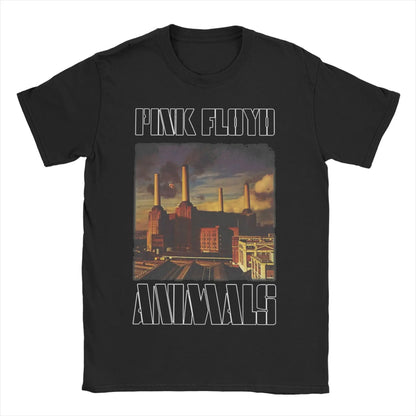 Wish You Were Here Cool Band Men Women T Shirt Rock Music PF Tee Shirt Short Sleeve T-Shirt Pure Cotton 4XL 5XL 6XL Clothes