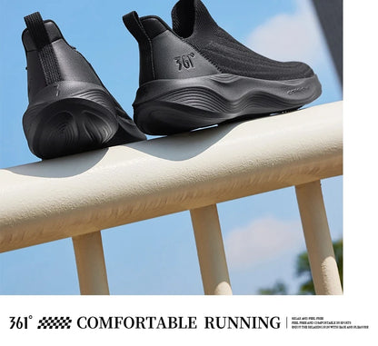 Lightweight Slip-On Men Running Shoes Breathable Mesh Upper Cushion Comfort Soft Soled Male Sneakers 672542215F
