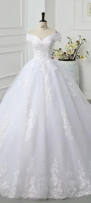 Off The Shoulder Princess Sweetheart Wedding Dress For Women Glitter Sleeveless 2025 Vintage Bride Bridal Customized