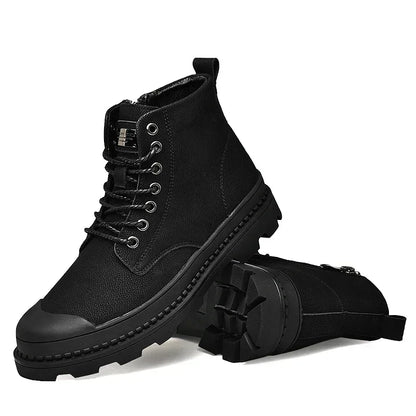 Winter Men Boots Waterproof Leather Boots Keep Warm Mens Ankle Boots Comfortable Man Work Boots Male Snow Boots Men Botas