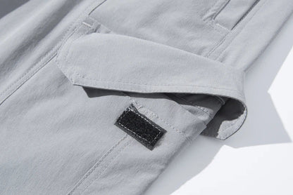 Fanuocetar Mens Removable Hiking Pants for Summer Quick Dry Camping Trekking Climbing Outdoor Scratch-resistant Stretch Pants