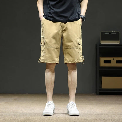Summer Shorts Men Cargo Shorts Camouflage Cotton Bermuda Shorts Gym Swimming Large Size 5XL Tactical Knee Half Pants