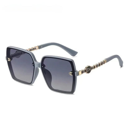 Ins 2025 Luxury Designer Polarized Sunglasses Women New Fashion Big Square Retro Sun Glasses Ladies Eyewears Gafas De Sol UV400