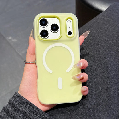 Original Candy Color 2IN1 For Magsafe Wireless Charging Case For iPhone 17 16 15 14 13 12 11 Pro Max 16PLUS 17AIR Magnetic Cover