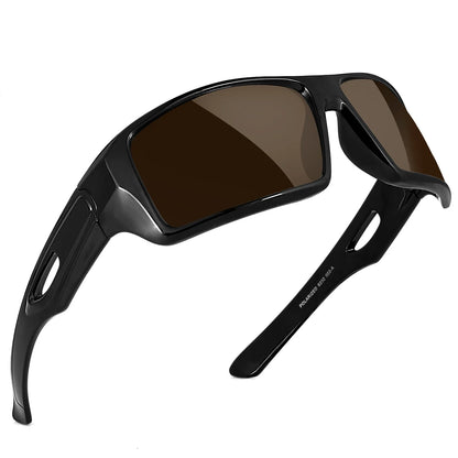Polarized glasses Wrap Around Sports Sunglasses for Big Heads Men Women UV400 Sun Glasses 8232
