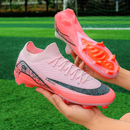 New Men's Football Boots Training FG Top Quality Non-Slip Soccer Shoes Cleats Sneakers Wholesale Drop Shipping Unisex Adult