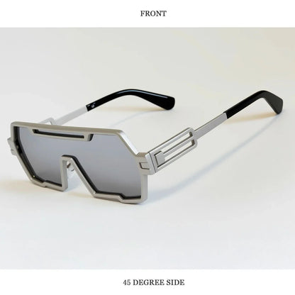 Square Steampunk Sunglasses Women 2026 One Pieces UV400 Protection Sunglass Men Brand Design Fashion Glasses Gafas De Sol Hombre