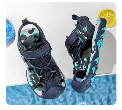 Summer Boys Sandals Casual Children Kids Outdoor Shoes Rubber School Breathable Open ToeBoy Beach Fashion Sandal