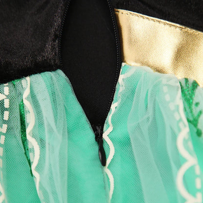 2-10Y New Anna Costumes for Girls 2026 Anna Princess Costume Mesh Dress Children Cosplay Birthday Carnival Party Costume Dress
