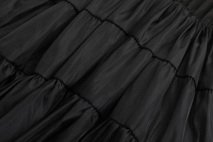 Girls Halloween Cosplay Costume Black Gothic Clothes Costume Kids Carnival Fancy Dress Up