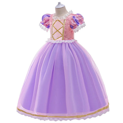 Halloween Costume for Girls Carnival Cosplay Kids Clothes Party Birthday Princess Dress Lace Wedding Christmas Costumes