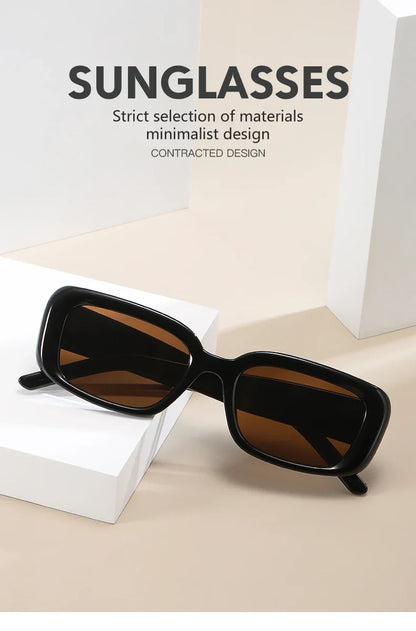 Cycling Retro Y2K Style Small Square Sunglasses Women kitten Eye Sunglasses Fashion Colorful Mirror Goggles Punk Suns Glasses