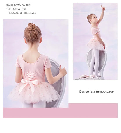 Summer Dance Costume Outfits Girls Dresses Ballerine Kids Clothes Casual Ballet Girl Dress Vestidos Children's Ballet Leotard