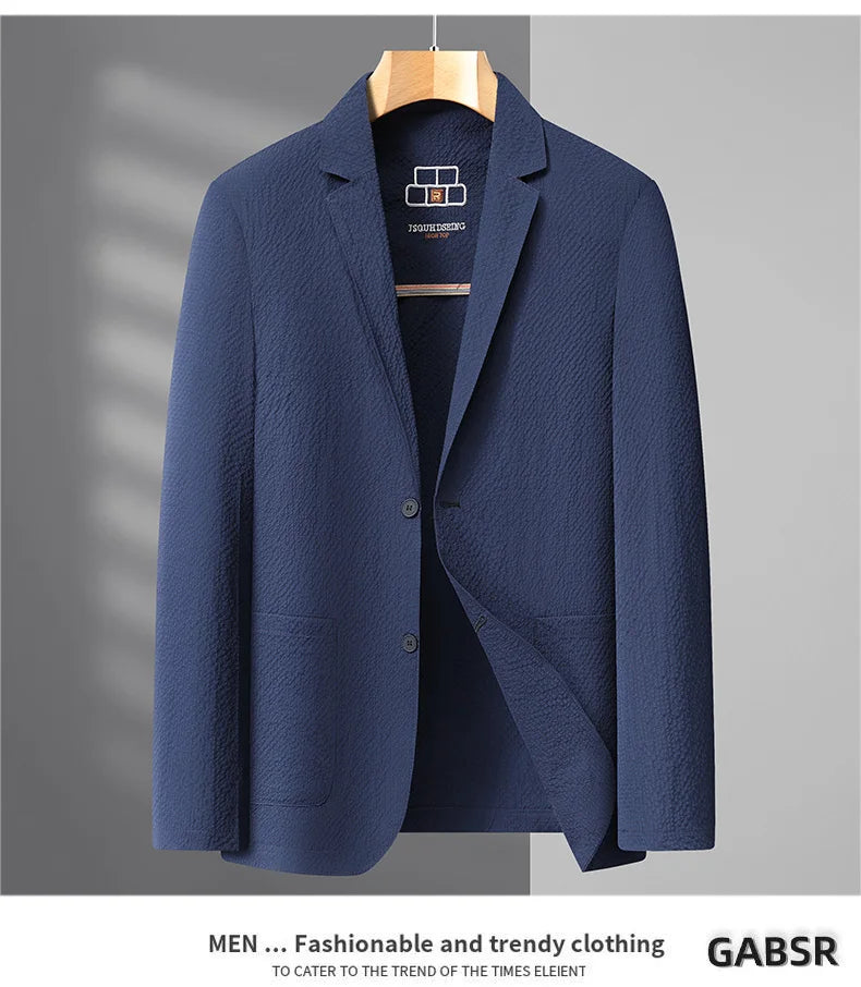 Summer new style suit jacket - Men's fashionable lightweight breathable quick-drying coat with sun protection fabric