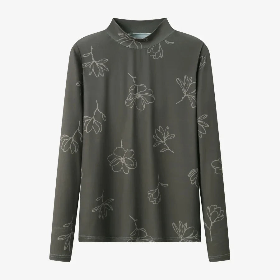 AS AW25 super soft high quality expensive cupro collection shirt + slip dress + skirt + print mockneck woman matching set