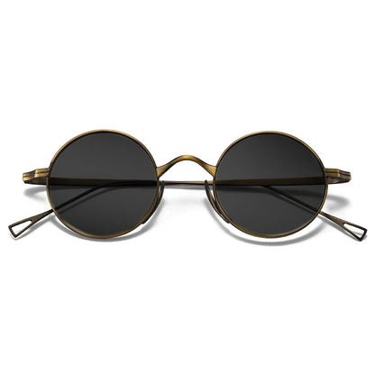 Ultra Light Pure Titanium Myopia Sunglasses Men Vintage Designer Small Round Frame Sunglasses Women Retro Luxury Brand Eyewear