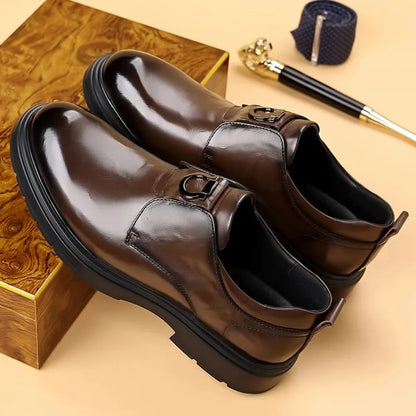 Business Men Shoes Patent Leather Man Brogues Shoes Fo Man Dress Shoe Loafers Pointed Toe Male Moccasins Plus Size Shoes for Men