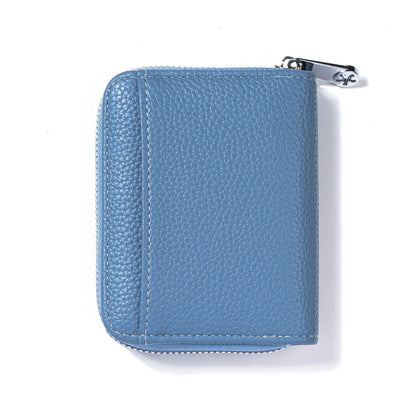 Nouveau porte-monnaie simple en cuir PU pour femmes et hommes, mini portefeuilles zippés, portable, avec plusieurs fentes pour pièces de monnaie, porte-cartes, petit portefeuille