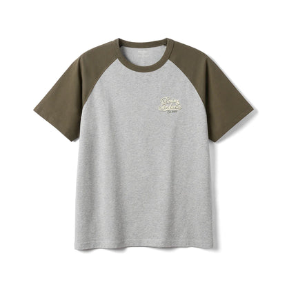 2026 Summer New 240gsm Cool  Feeling Sorona Fabric T-shirts Men Oversize Raglan Sleeve Athletic Sports Gym Workout Tops