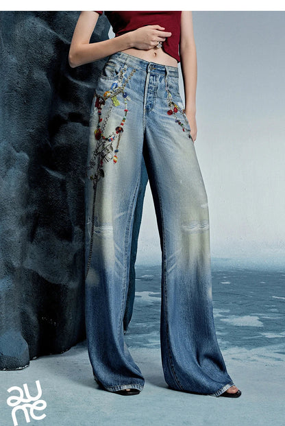 Women Denim Jean 2025 Spring New Long Pants 8518053