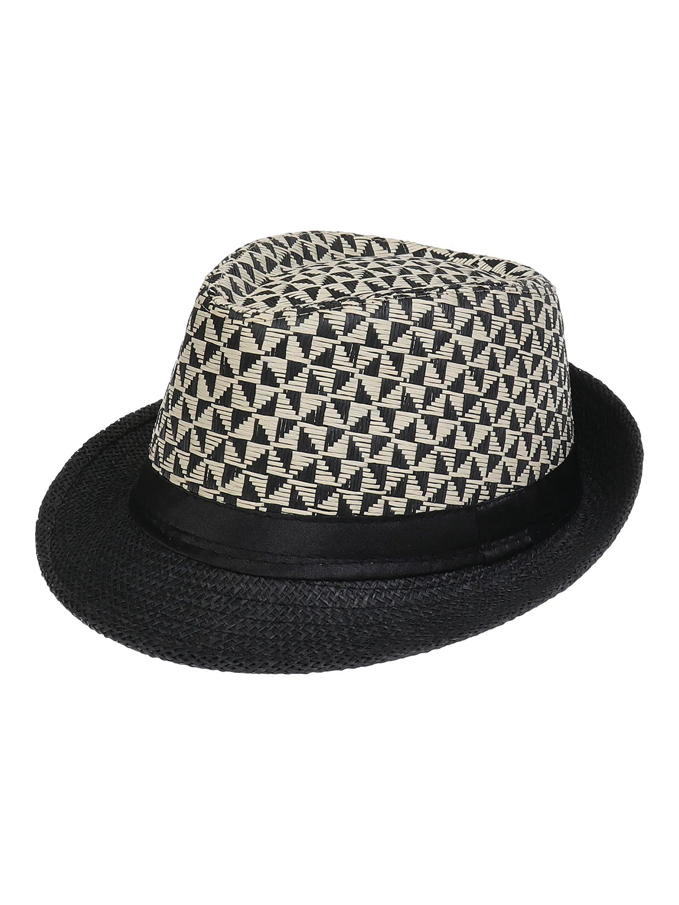 Men's Hat Woven Straw Sunshade Hat Casual Buckle Beach Sun White Wedding Black Belt Fedoras Jazz Hat Panama Cap