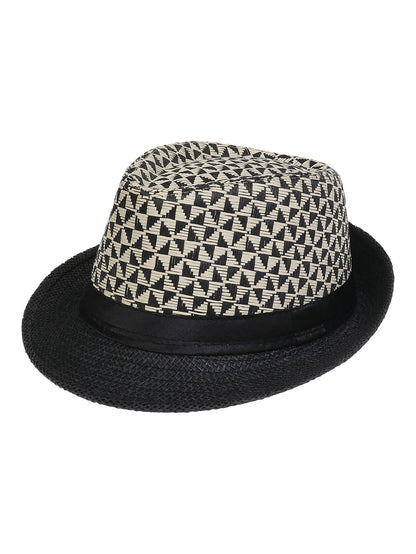 Men's Hat Woven Straw Sunshade Hat Casual Buckle Beach Sun White Wedding Black Belt Fedoras Jazz Hat Panama Cap