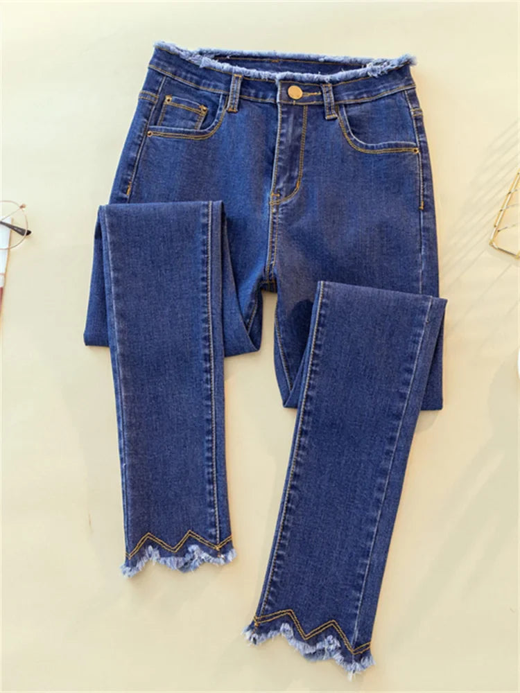 Jeans Female Denim Pants Black Color Womens Jeans woman Donna Stretch Bottoms Feminino Skinny Pants For Women Trousers