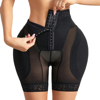 Women High Waist Hip Pad Shaper Panties Padded Hip Enhancer Shapewear Shorts Breathable Butt Lifting Body Shaper Push Up Panties