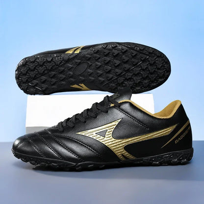 Men Football Boots Soccer Shoes Breathable Professional Turf Outdoor Non-slip Long Spikes Adult Ultralight Training Futsal