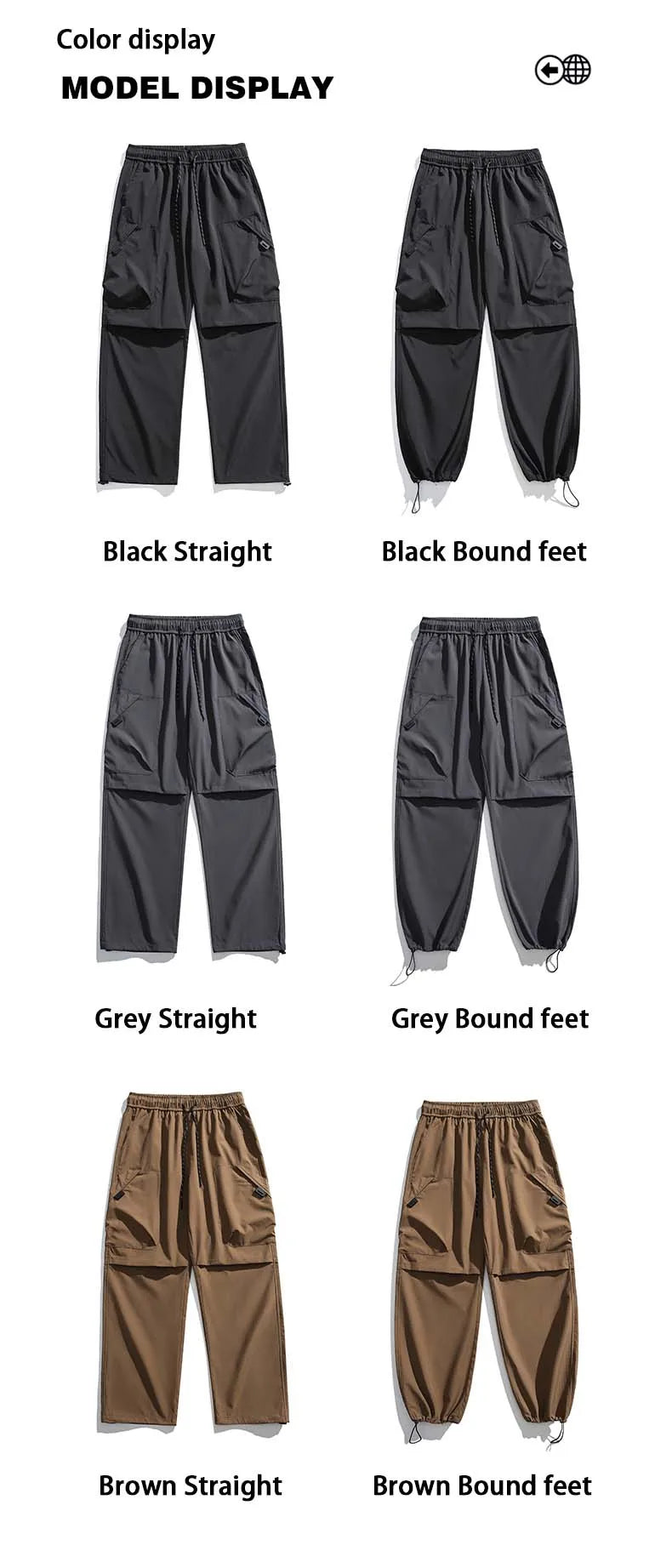 Men's Climbing Trousers Windproof Rainproof Cycling Pants  Hiking Trip Cargo Pants Outdoor Camping Running Sport Men Trouses