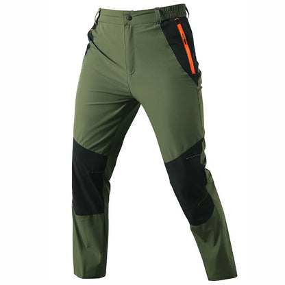New Summer Men Thin Multi Pocket Work Pants Outdoor Casual Sports Breathable Cargo Pants Straight Leg Loose Tooling Trousers 4XL
