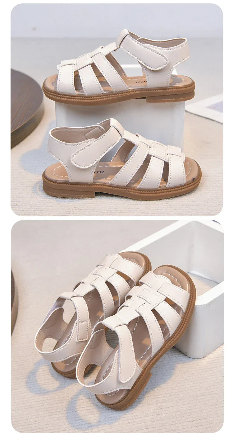 2026 Summer New Kids Sandals for Boys Girls Unisex Fashion Open Toes Candy Colors Children Beach Shoes Anti-skid Breathable Hot