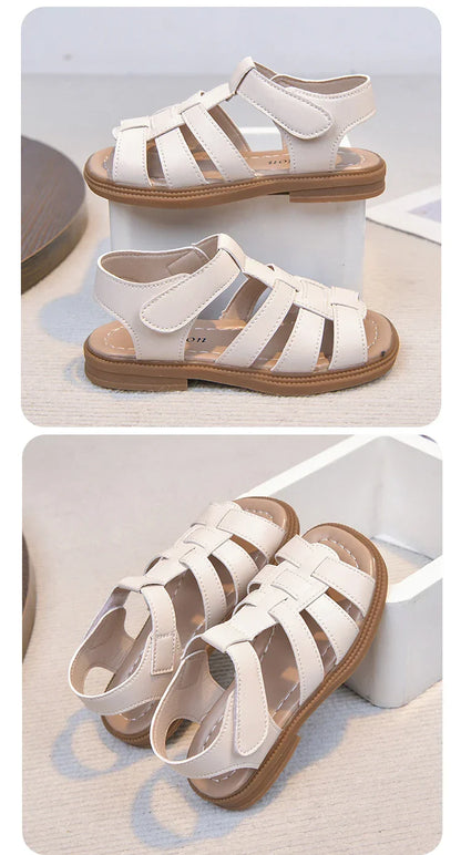 2026 Summer New Kids Sandals for Boys Girls Unisex Fashion Open Toes Candy Colors Children Beach Shoes Anti-skid Breathable Hot