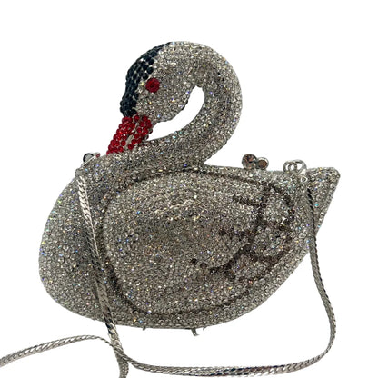 New Product Colorful Jewelry Crystal Swan Evening Bag Luxury Ladies Boutique Evening Bag With High Quality