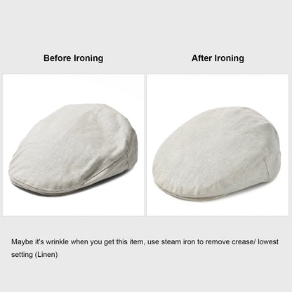 Mens Newsboy Cap Duckbill Hat Casual Beret Flat Ivy Hats Retro Gatsby Driving Cabbie Cap Spring Summer Autumn