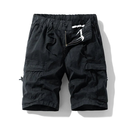 Men Multi Pocket Loose Cargo Pants Men Thin Breathable Casual Outdoor Male Shorts Men Summer Shorts New Trendy Sports Shorts