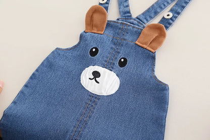 New Spring Autumn Baby Clothes Suit Children Boys Striped T-Shirt Overalls 2Pcs/Sets Infant Girls Clothing Set Kids Tracksuits