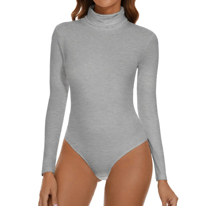 High Neck Bodysuit Women's Long Sleeved Shapewear Tummy Control Body Shaper Sexy Briefs Female Warm Clothing Autumn Winter New