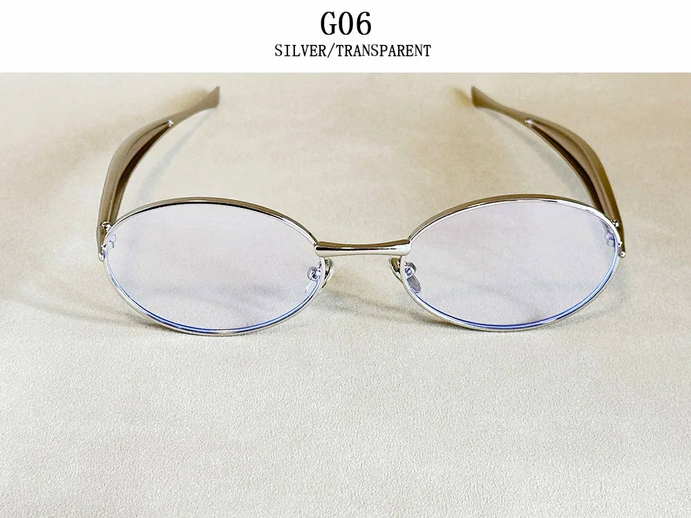 Oval Sunglasses Women Trendy 2025 Luxury Vintage Sunglass Fashion Glasses Dropshipping Lentes De Sol Mujer Lunette Soleil Femme