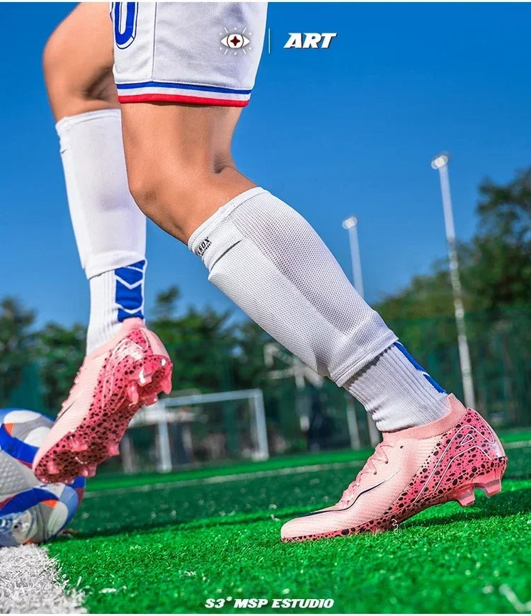 New Men Professional Football Boots Grass Soccer Shoes Outdoor Sport Non-Slip Training Shoes Match Sneakers Ultralight Unisex