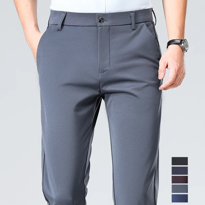 Golf pants Men Spring Summer Elastic Pants Quick Drying Quality Business Casual Pants