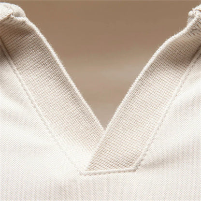 Men's Breathable Silky Polo Shirt Solid Color Soft Skin-Friendly Casual Cool Old Money Style Male Polo Shirts