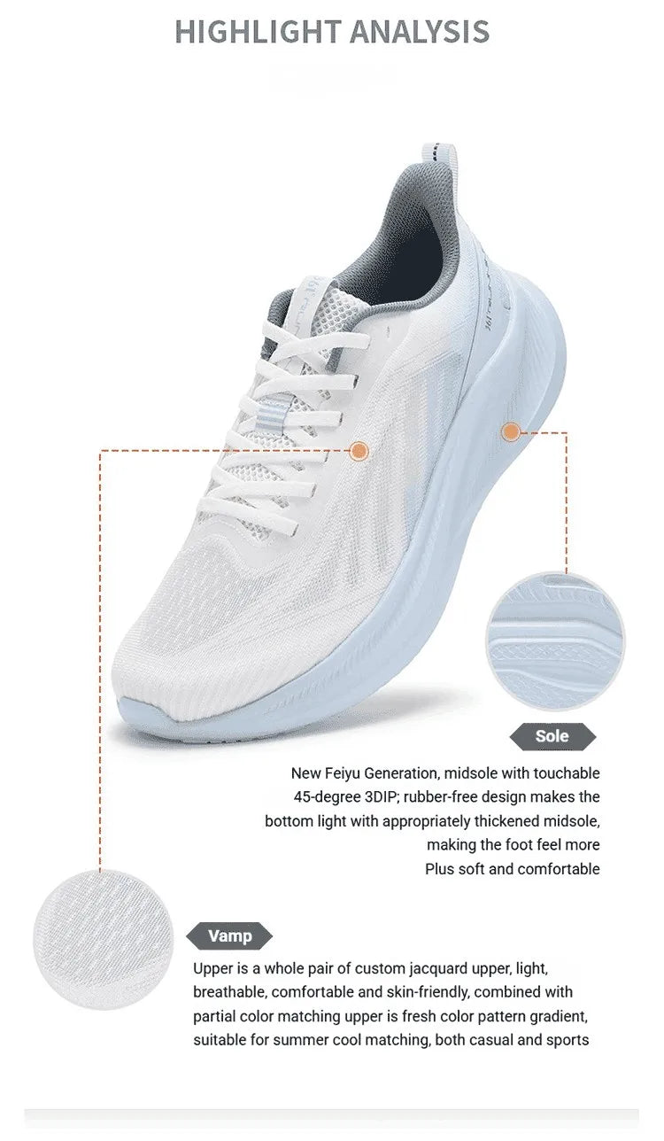 Men Running Shoes Lightweight Breathable Comfortable Wear-resistant Elastic Sole Sneakers 672612217