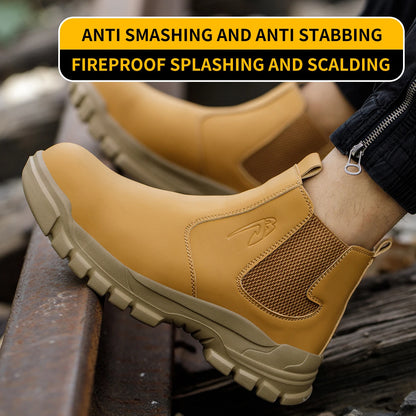 2025 Work Sneakers Men Indestructible Shoes Work Safety Shoes With Steel Toe Cap Puncture-Proof Male Security Protective Shoes