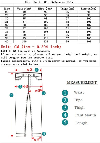 Men Classic Advanced Fashion Brand Jeans Jean Homme Man Soft Stretch Black Biker Masculino Denim Trousers Mens Pants Overalls