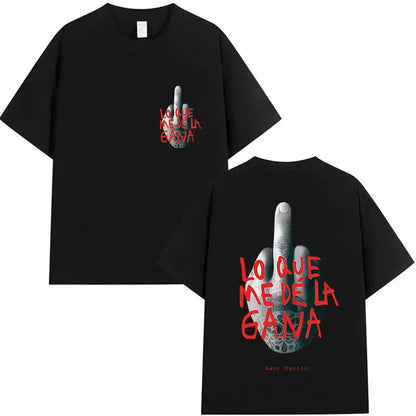 Rapper Dani Martin Tour 2025-2026 Merch T Shirts Men's Pop Music Clothing Short Sleeve T-shirt Man Hip Hop Gothic Vintage Tshirt