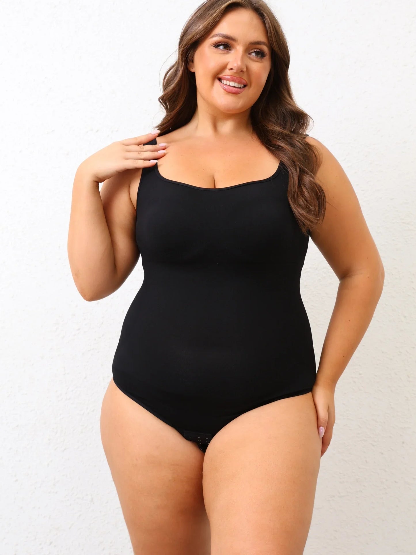 Large size body sculpting one-piece hip-lifting seamless women's corset sling abdomen body-sculpting underwear