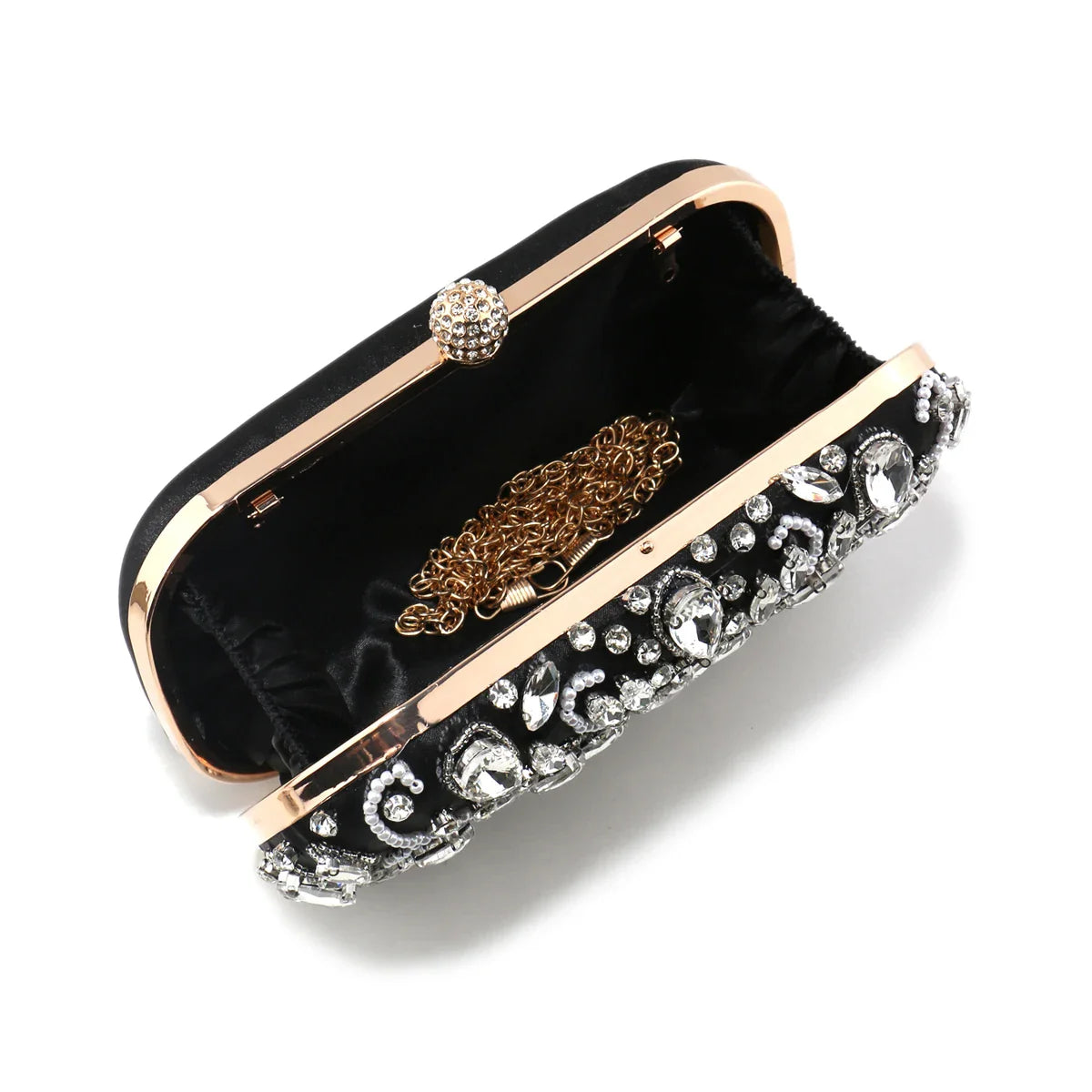 Women Clutch Bag Rhinestone Wedding Clutch Purse Luxury Women's Party Purse and Handbags Wallets Elegant Shoulder Bag