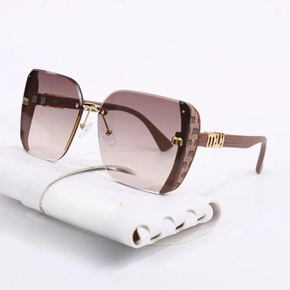 New Fashion Square Sunglasses Women Luxury Brand Anti Strong Light Vintage Large Frame Cool Sun Glasses Gafas De Sol Mujer